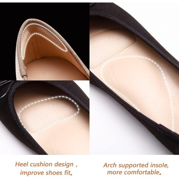 Women's A-black1 Polyurethane Round Toe Comfortable Bow Ballet Flats Shoes - Picture 7 of 7